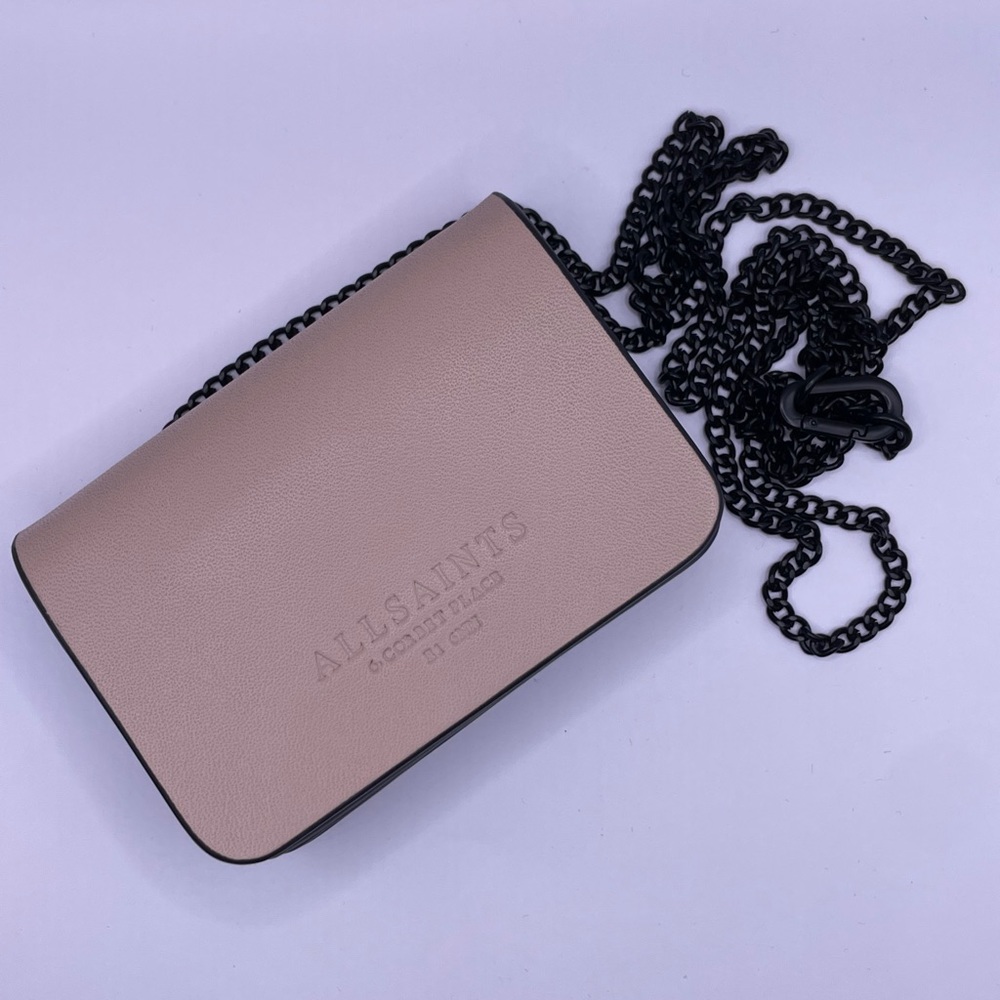 All Saints card holder wallet